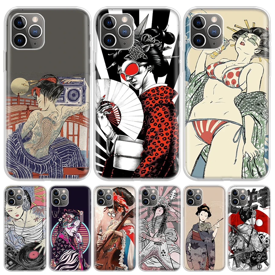 Чехол-кимоно для iPhone 13/12/11 Pro Max/6/8/6S/7 Plus/XS/XR | Мобильные телефоны и аксессуары