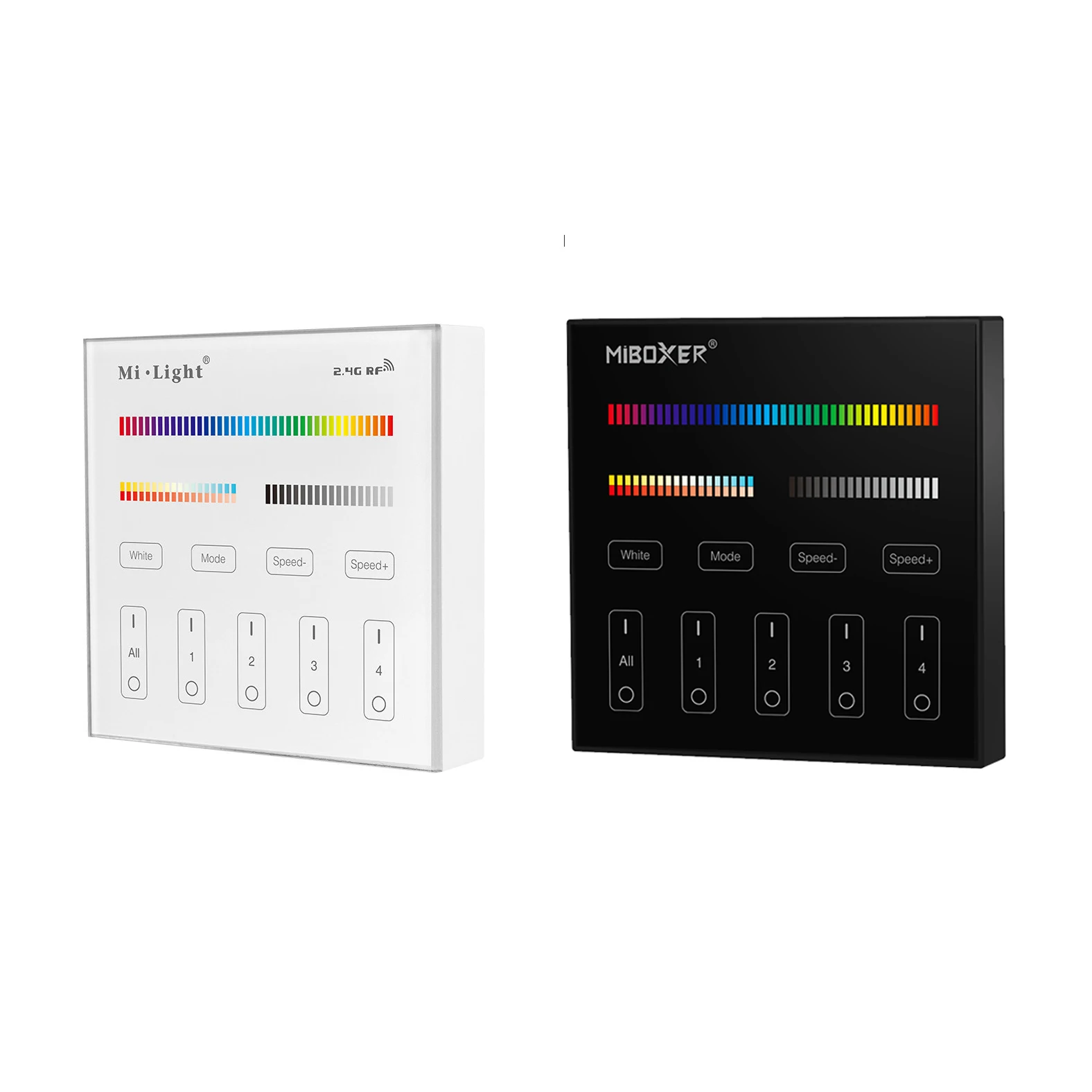 Умный сенсорный контроллер Miboxer T1 T2 T3 T4 B1 B2 B3 B4, Одноцветный контроллер RGBW RGB CCT для светодиодных панелей, лампочек