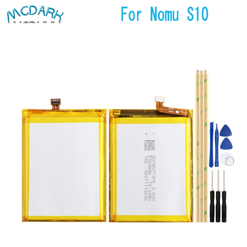 Аккумулятор для Nomu S10 5000 мАч сменные батареи высокой емкости мобильного телефона
