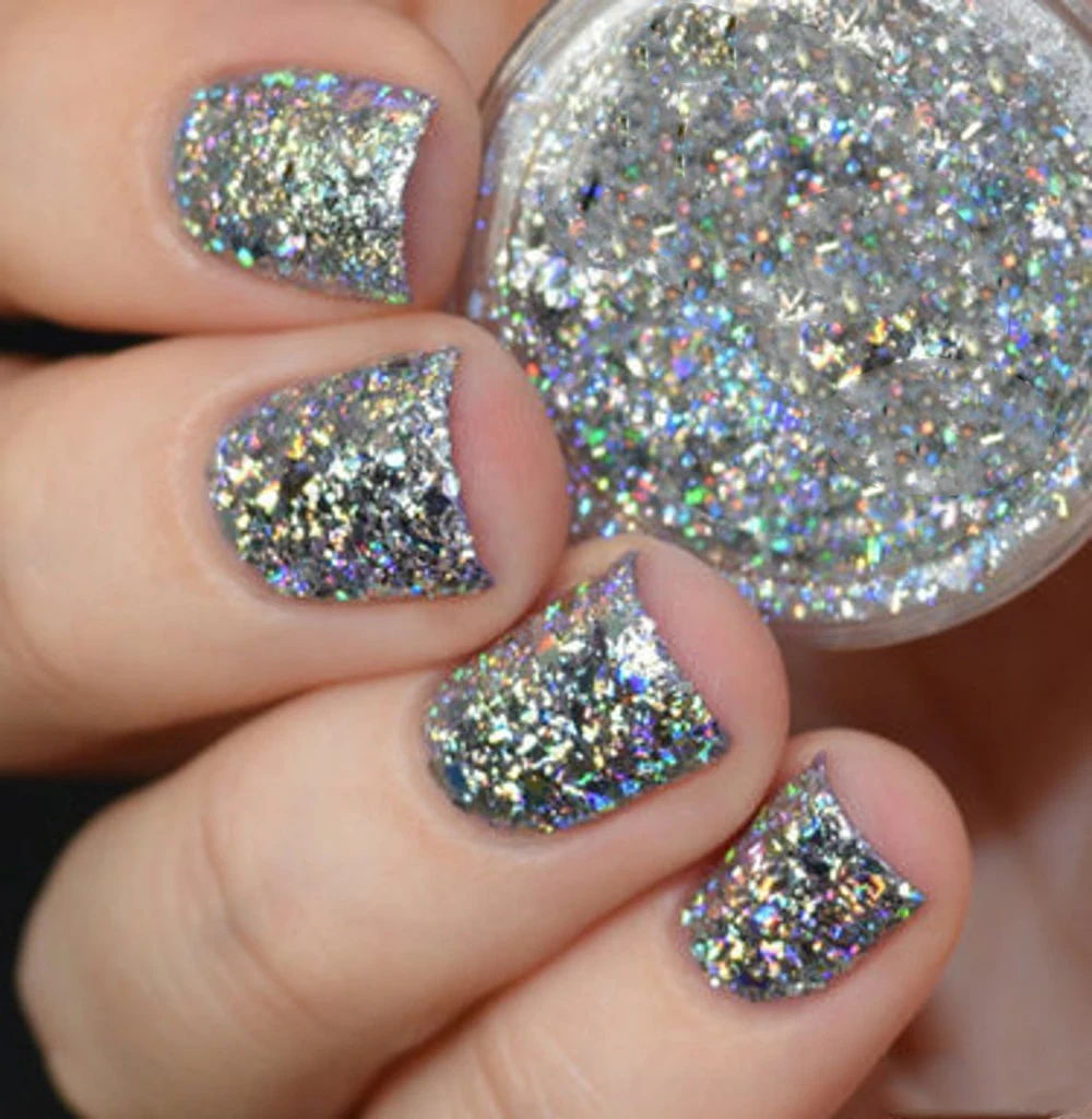 

Glitter Flakes | Nail Art Decoration-Iridiscent-Glitter Shape-Holographic-Resin molds-Crafts-3D Nail Decals-Loose Glitter-Sparkl