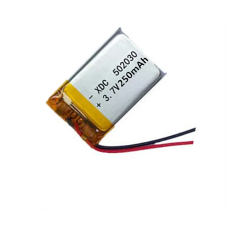 

1pcs Rechargeable Li-Po battery 052030 502030 3.7V 250mah MP3 MP4 toy polymer lithium battery For GPS MID Bluetooth Headset