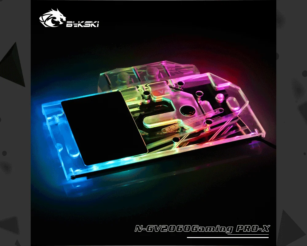 Bykski N-GV2060GamingPRO-X, полное покрытие видеокарты блок водяного охлаждения, для Gigabyte RTX2060/GTX1660Ti/1660 Gaming OC PRO 6G