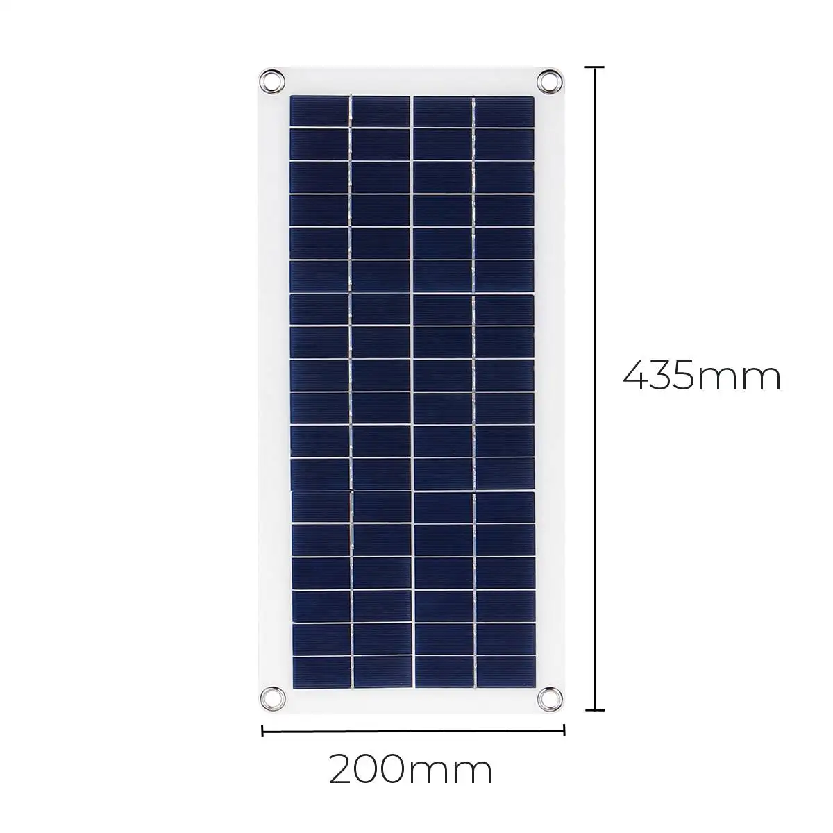 

140W 18V Solar Panel Dual USB Output Solar Cells Poly Solar Panel MonoCrystalline Silicon Outdoor DIY for Car Yacht Battery Boat