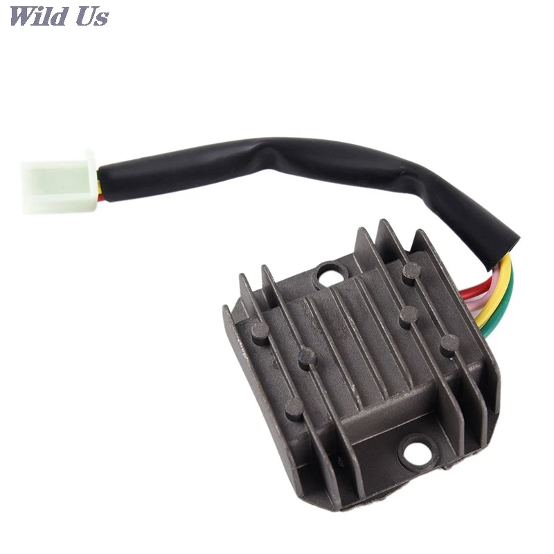 

Универсальный выпрямитель для мотоцикла, 6,3 мм, 4 провода, 12 В постоянного тока