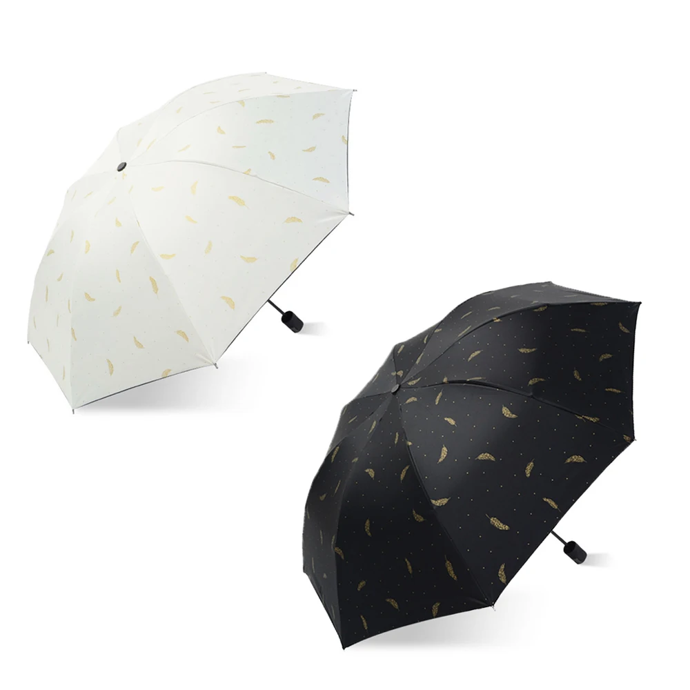 

Umbrella Sunshade Umbrella Anti-UV Umbrella Furl Rainy Day Travel Courtyard Waterproof Garden Outdoor 3-Folded