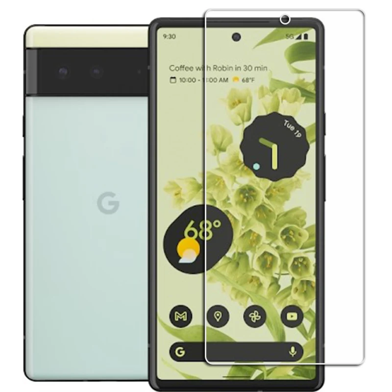 

3PCS 9H Tempered Glass For Google Pixel 6 On Google Pixel 6 Tempered Screen Protector Film