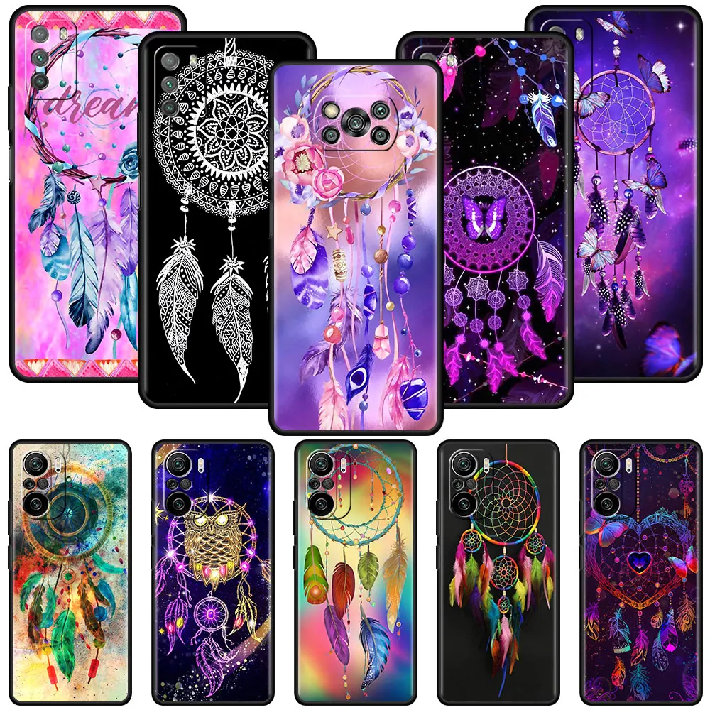 

Dream Catcher Watercolor Soft Capa For Xiaomi Redmi Note 9S 9 10 8 Pro K40 9C 7 9A 8T 7A 8A 6A 10S Case Tpu Phone Cover