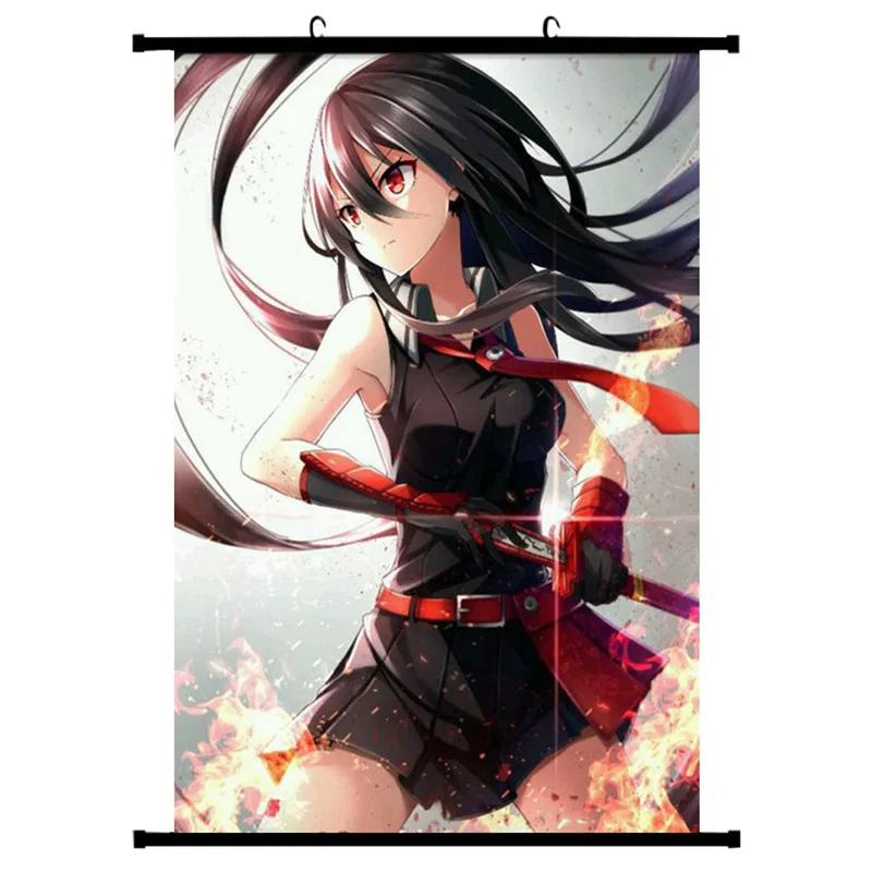 

Japanese Anime Akame Ga Kill Canvas Scroll Painting Wall Scroll Poster Modern Art Poster Home Decor