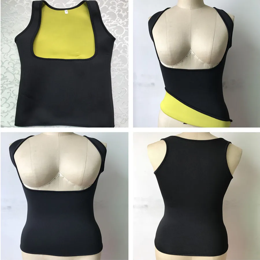 Женский корректирующий жилет для тела сексуальный неопреновый с эффектом пуш-ап