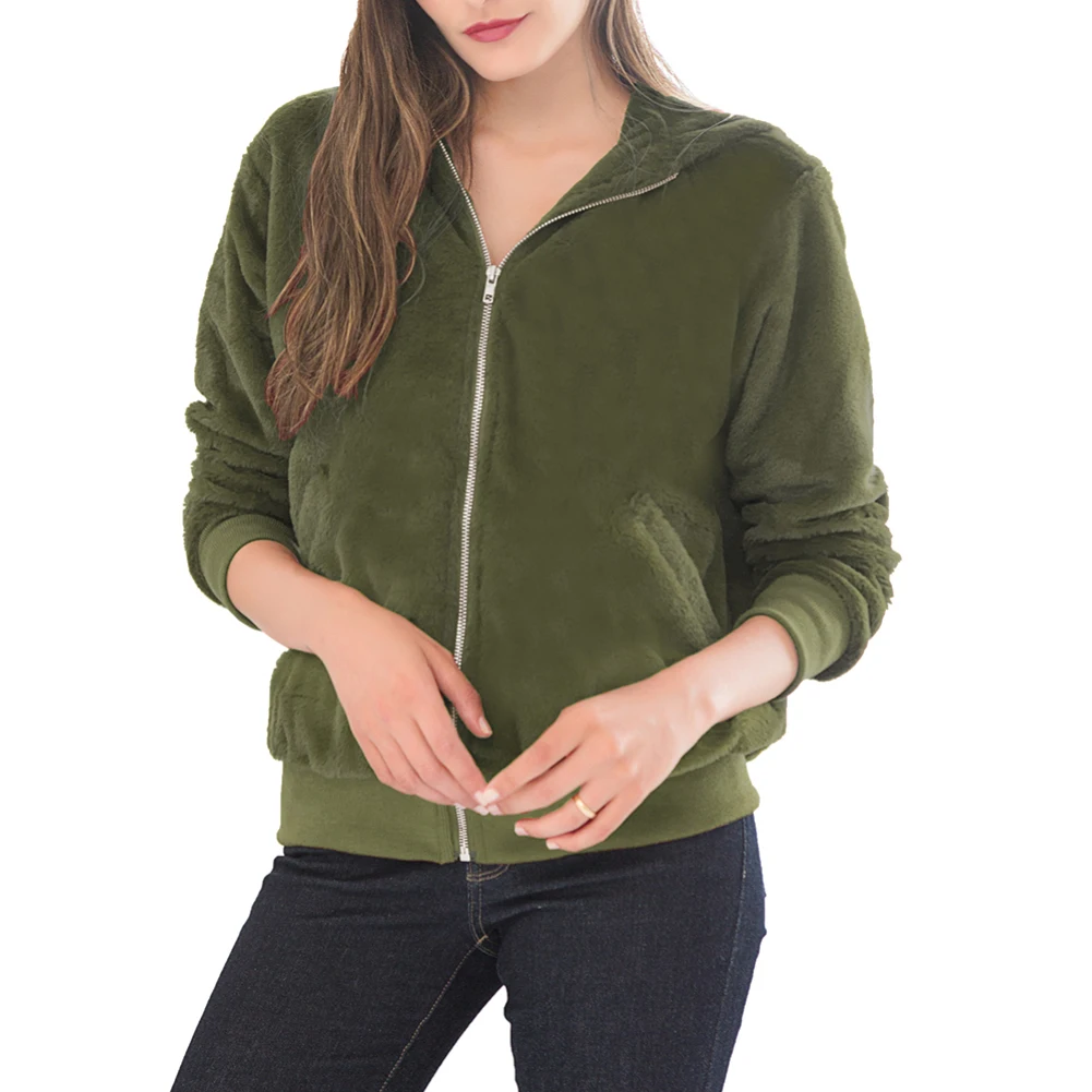 Зимнее пальто Тедди Женское из искусственного меха мягкая верхняя одежда с