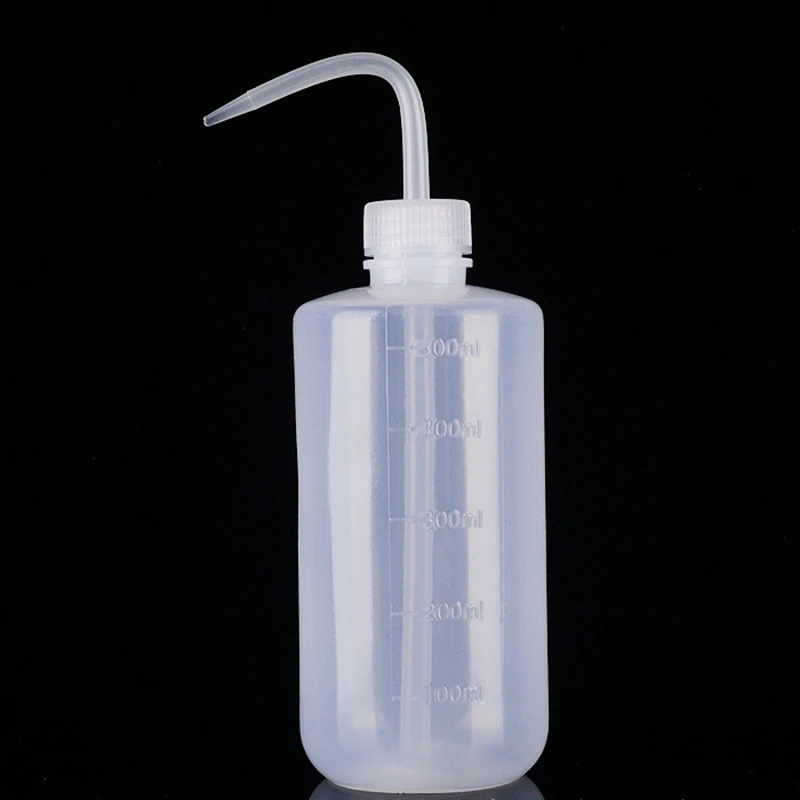 

10PCS Plastic Washing Bottle White Head Washing Bottle Laboratory Consumables Bent Tip Washing Pot