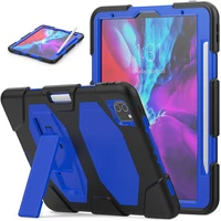 heavy duty silicone tablet case for ipad pro 11 2020 2018 with pencil holder