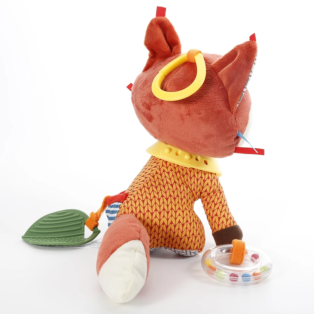 1PC Baby Cute Fox Rattles Infants Animal Stroller Car Toys Clip Lathe Hanging Seat &amp Mobile Music Educational | Игрушки и хобби