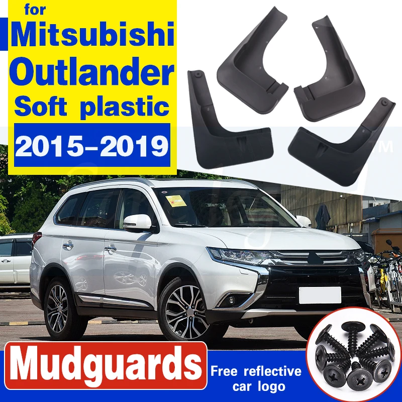 Передние и задние брызговики для автомобиля Mitsubishi Outlander 2015 2016 2017 2018 2019 Брызговики