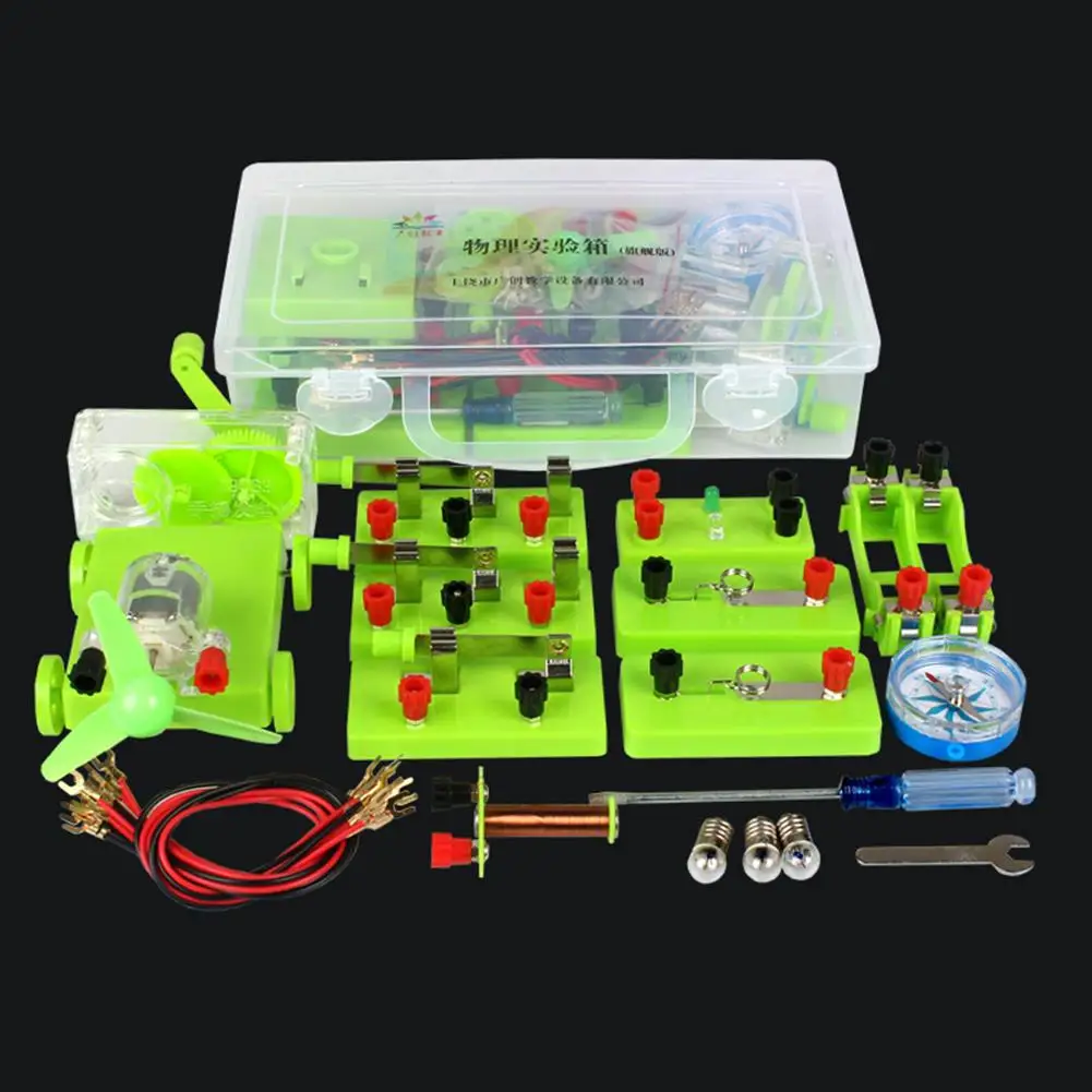 

Basic Circuit Electricity Magnetism Learning Kit Physics Aids Kids Education Toy cultivate students and kids hands-on ability