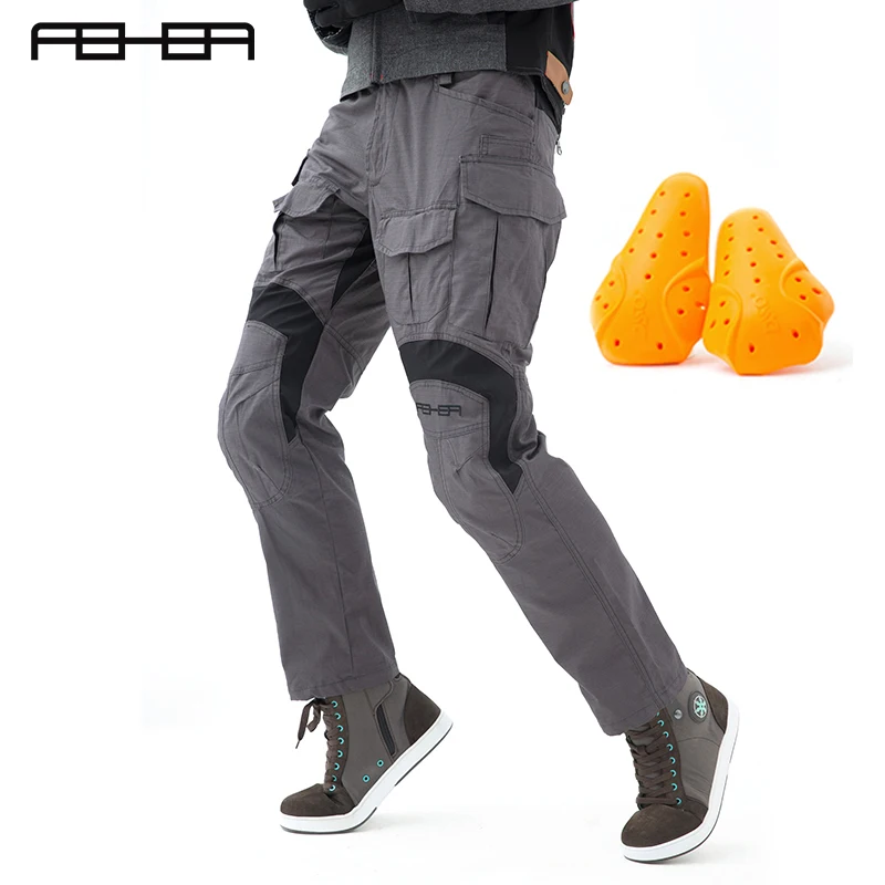 Новинка 2021 мотоциклетные брюки серые мужские повседневные велосипедные CE