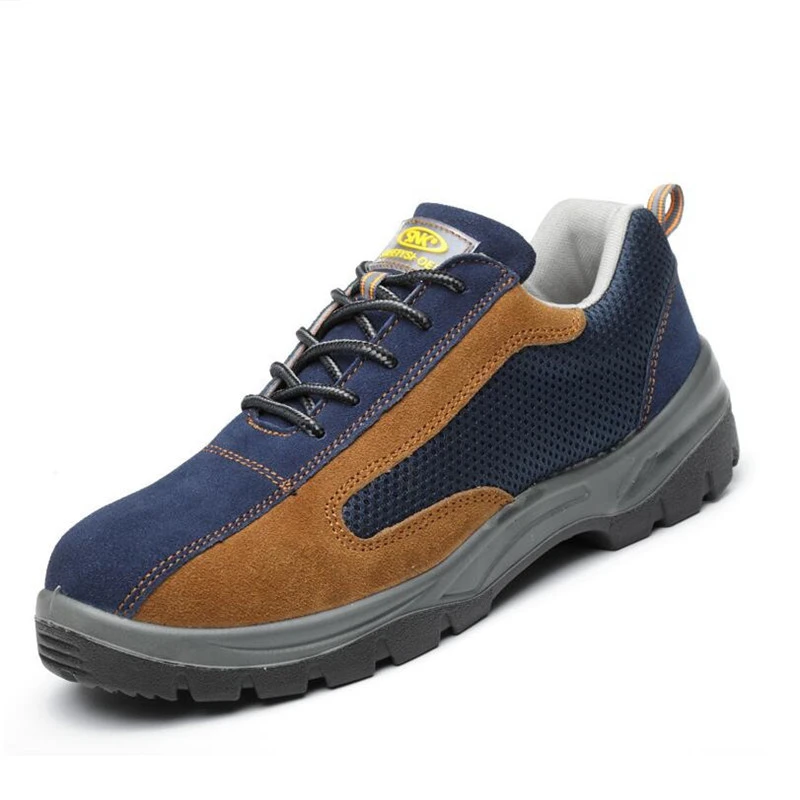 

Mesh Men Boots Work Safety Shoes Steel Toe Cap For Anti-Smashing Puncture Proof Durable insulation Protective chaussure