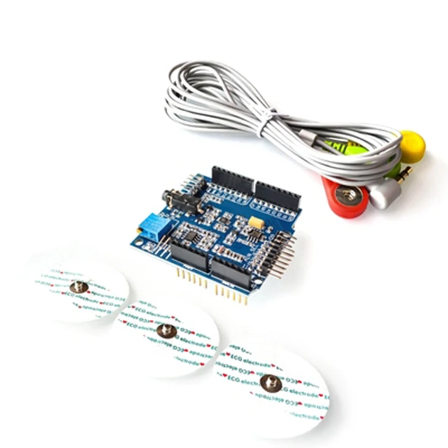 ЭКГ EMG EKG SHIELD ECG Плата расширения датчик|Интегральные схемы| |