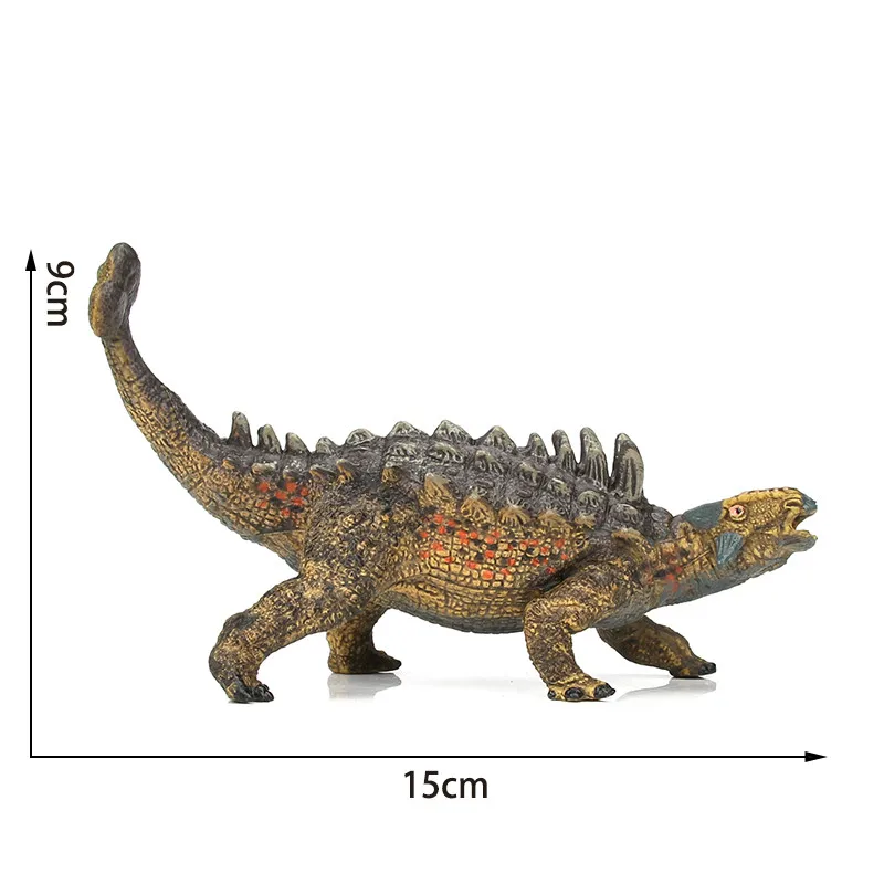 Пластиковая имитация диких животных модель Ankylosaurus коллекция Юрского периода