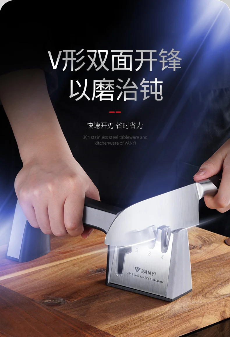 

Manual Multifunctional Knife Sharpener Household Quick Scissors Sharpeners Professional System Amoladora Home Products DG50KS