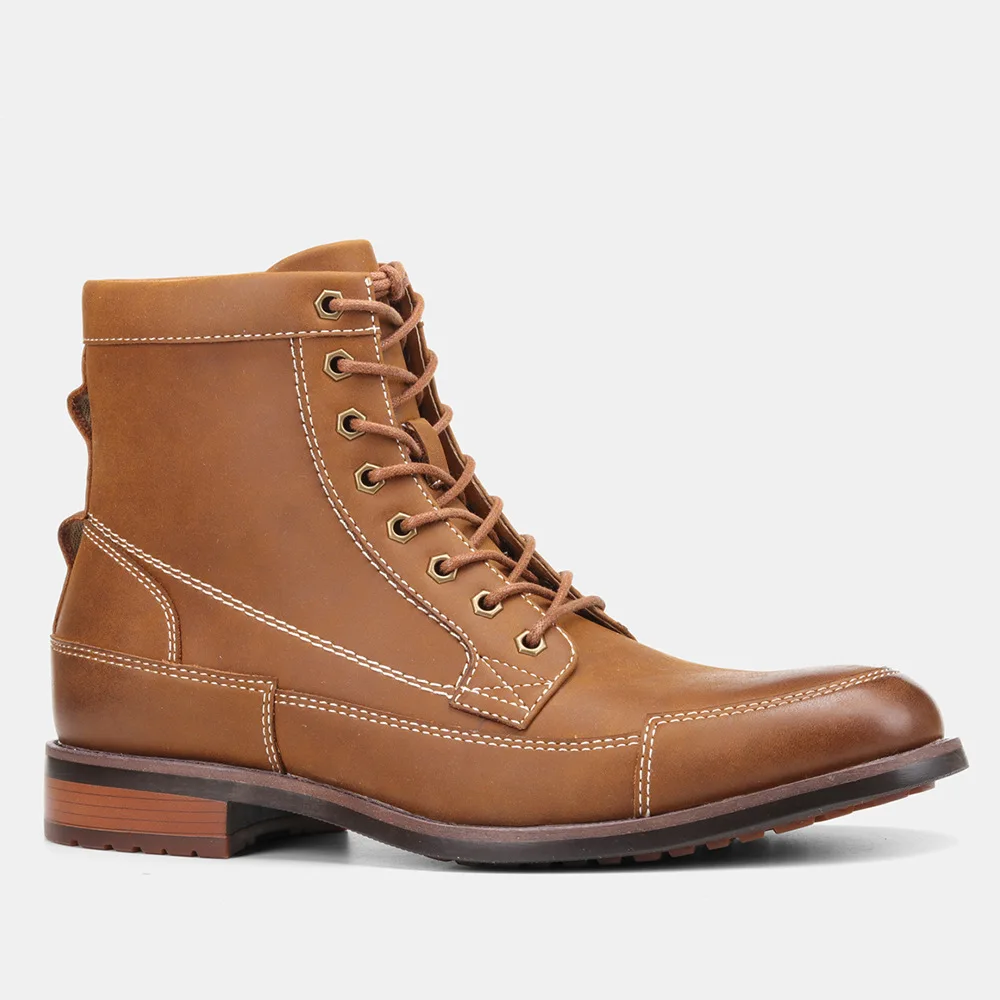 

Fashion Men's Shoes, Retro Classic European and American Men's Boots, Rhubarb Boots, High-quality Autumn and Winter Martin Boots