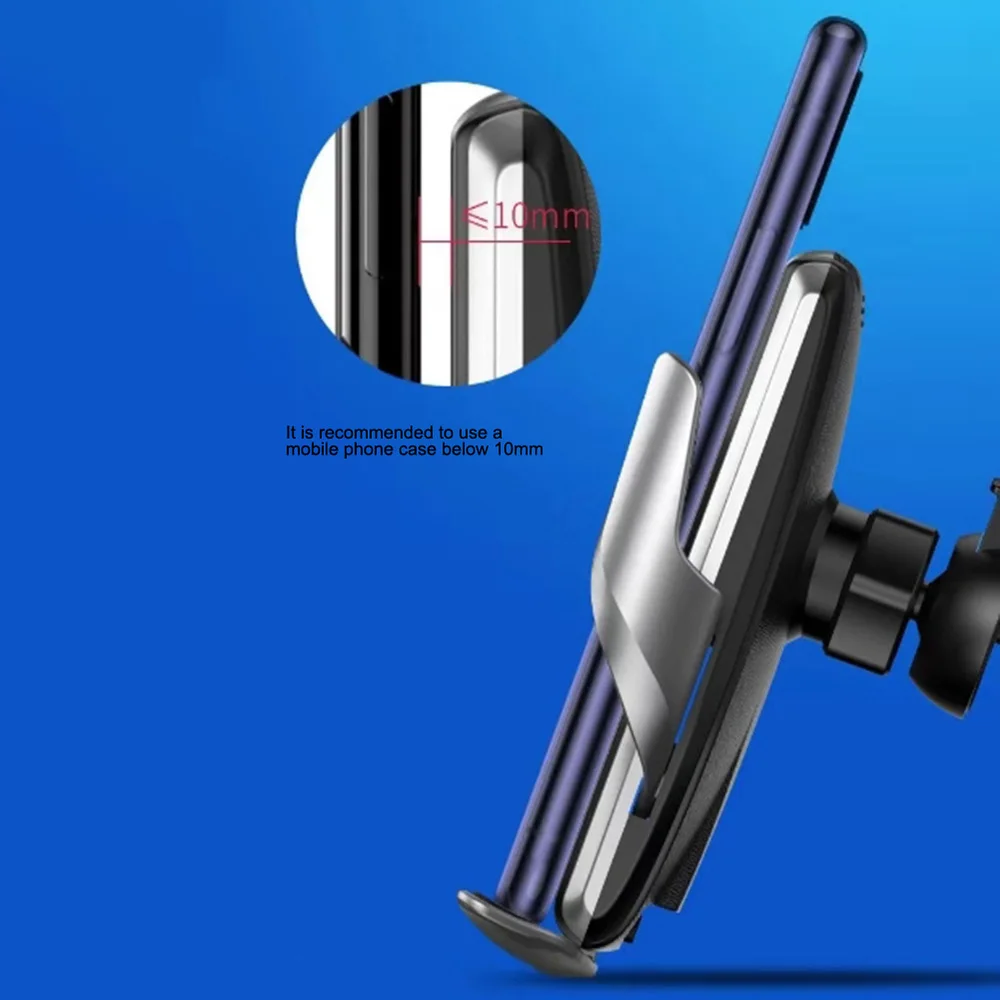 S7 Automatic Clamping Car Wireless Charger 15W Quick Charge for Iphone 11 Pro XR XS Huawei P30 Infrared Sensor Phone Holder | Мобильные