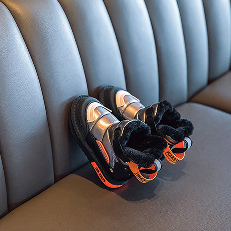 Осень-зима 2021 новые детские зимние ботинки утепленная хлопковая обувь для