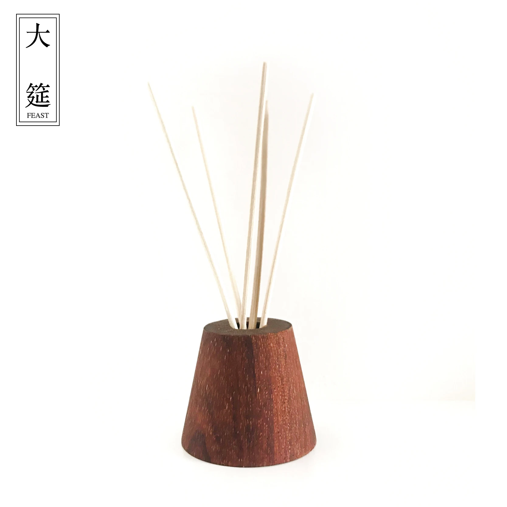 Цельное дерево аромат ананас решетки деревянные настольные части Исследование