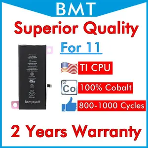 BMT 5 шт. аккумулятор высшего качества для телефона 11 3110 мАч 100% кобальтовая батарея + технология ILC ----- (не покажет 100% здоровья)