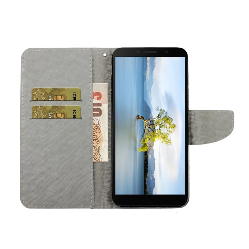 Чехол-книжка для Huawei Y5 Y6 Y7 2020 Prime 2019 Honor 9S 7A dua-l22 кожаный | Мобильные телефоны и