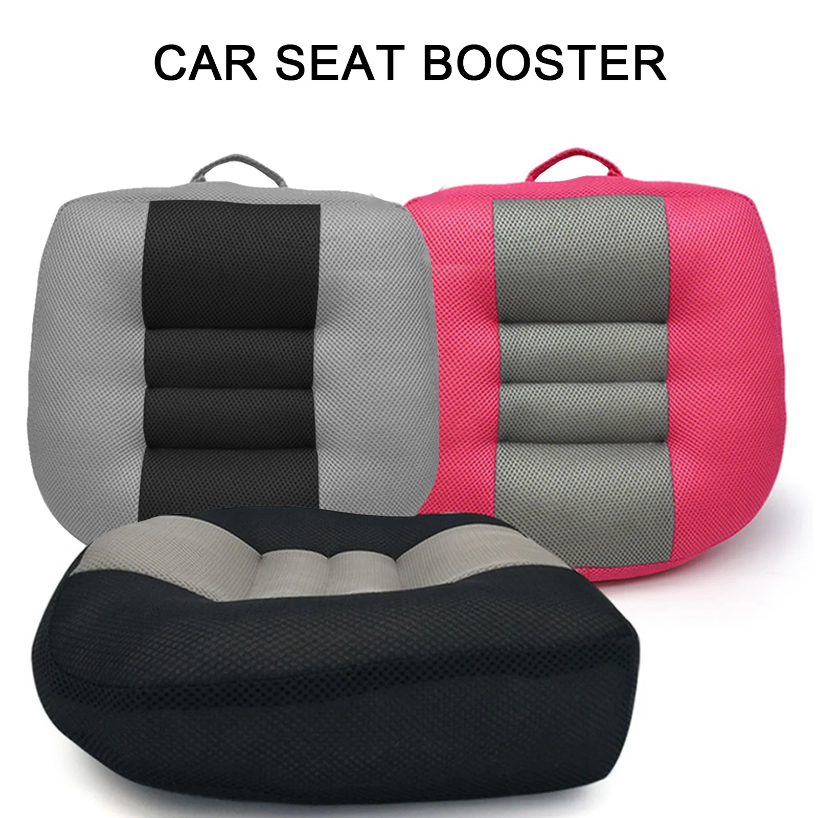 

Car Seat Booster Cushion Heightening Height Boost Mat Portable Breathable Driver Expand Field Of View Seat Pad Car Accessories