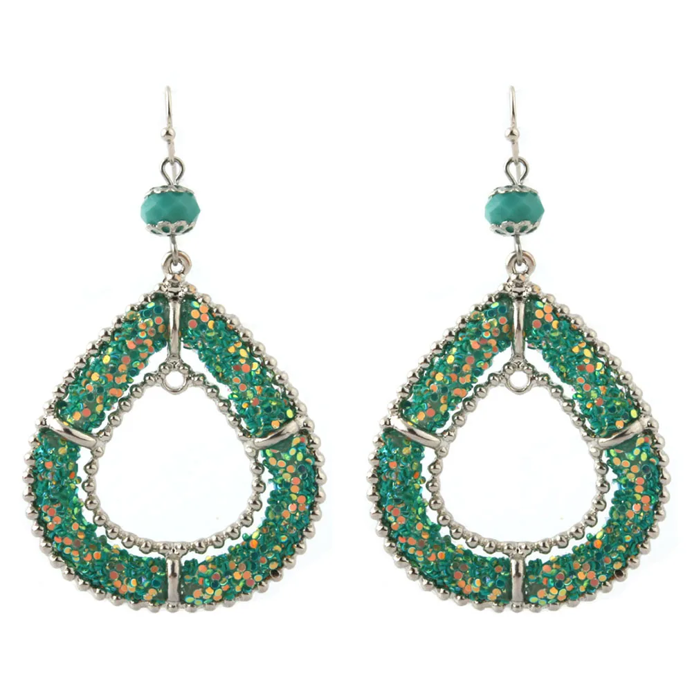 

Oorbellen New Fashion Woman Earrings Bohemia Drop Earrings Multicolored Sparkling Resin Earrings Fashion Jewelry Gift Wholesale