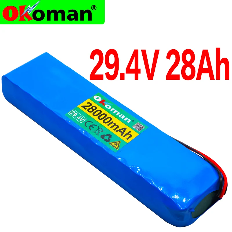 100% новый 7S4P 24v литий-ионный аккумулятор 29 4 v 28Ah мотор для электрического