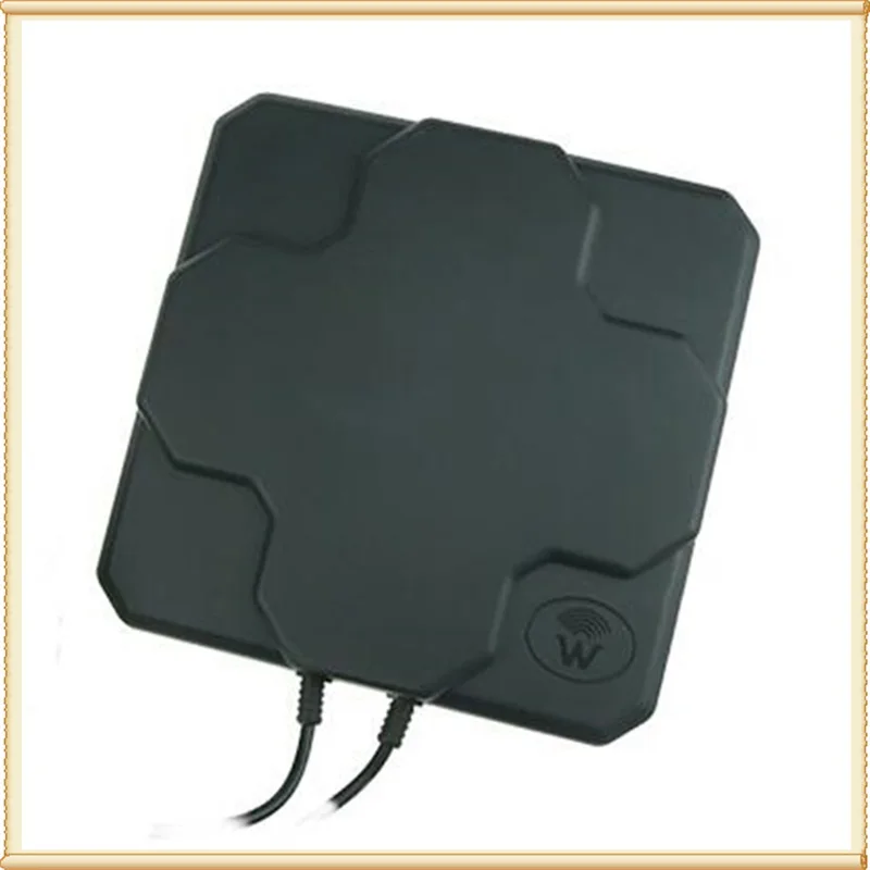 LTE dual polarization panel antenna 4G LTE antenna 3G 4G external antennna outdoor antenna with 10m cable Double N male  conn