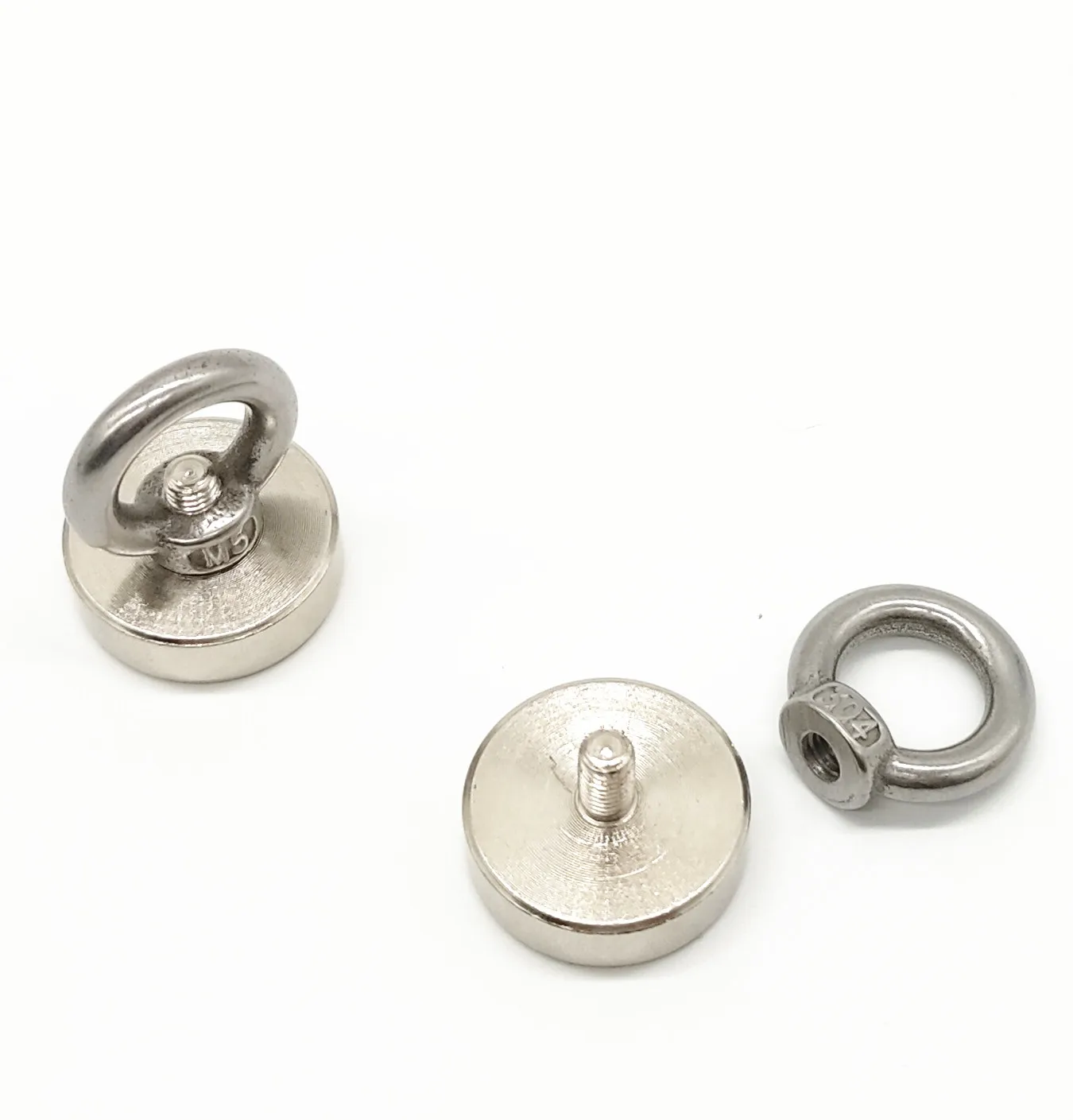 

Strong Powerful Round Hook Salvage Neodymium Magnet Sea Fishing Equipment Holder Pulling Mounting Pot n52 neodymium magnet 40 20