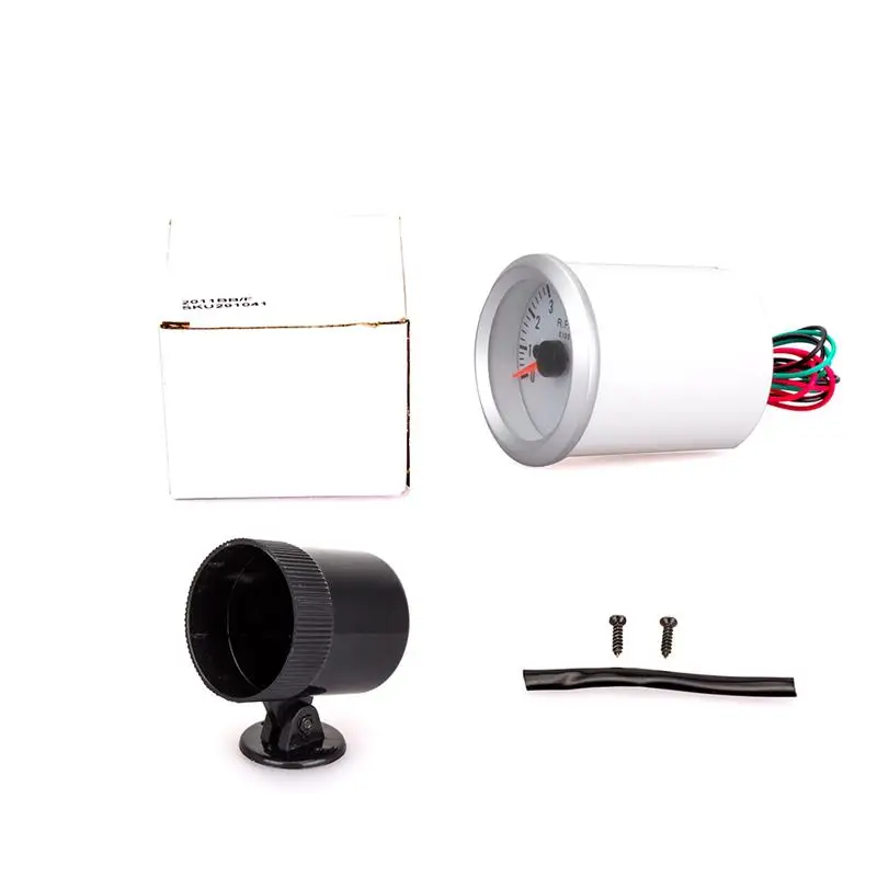 Тахометр Автомобильный Универсальный для мотоциклов белый тахометр 2 дюйма 52 мм