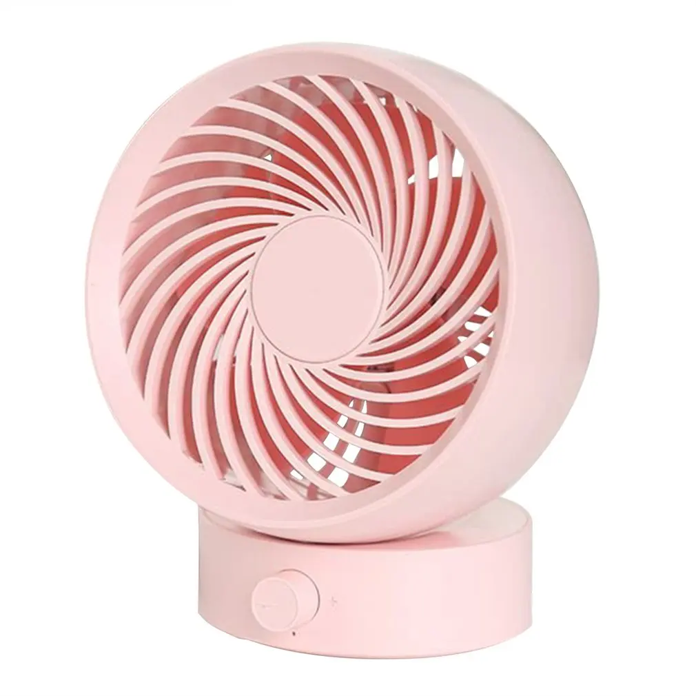 

5-inch Usb Desk Fan Small Personal Desk Fan With Strong Wind Silent Operation Portable Mini Fan For Office Room