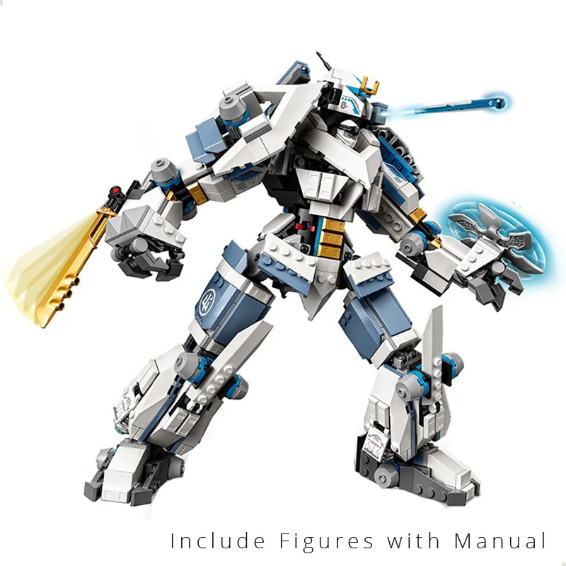 

In Stock 7188 Legacy Zane Titan Mech Battle TV Season 5 Compatibility 71738 Building Blocks Classic Model Sets Bricks Kids Kits