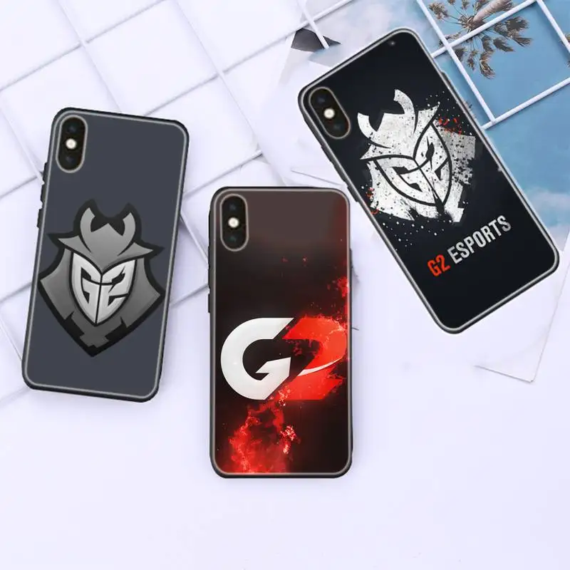 

G2 Esports Club TPU Soft Silicone Phone Case For Iphone 6 6s 7 8 Plus XR X XS XSmax 11 12 Pro Mini Max
