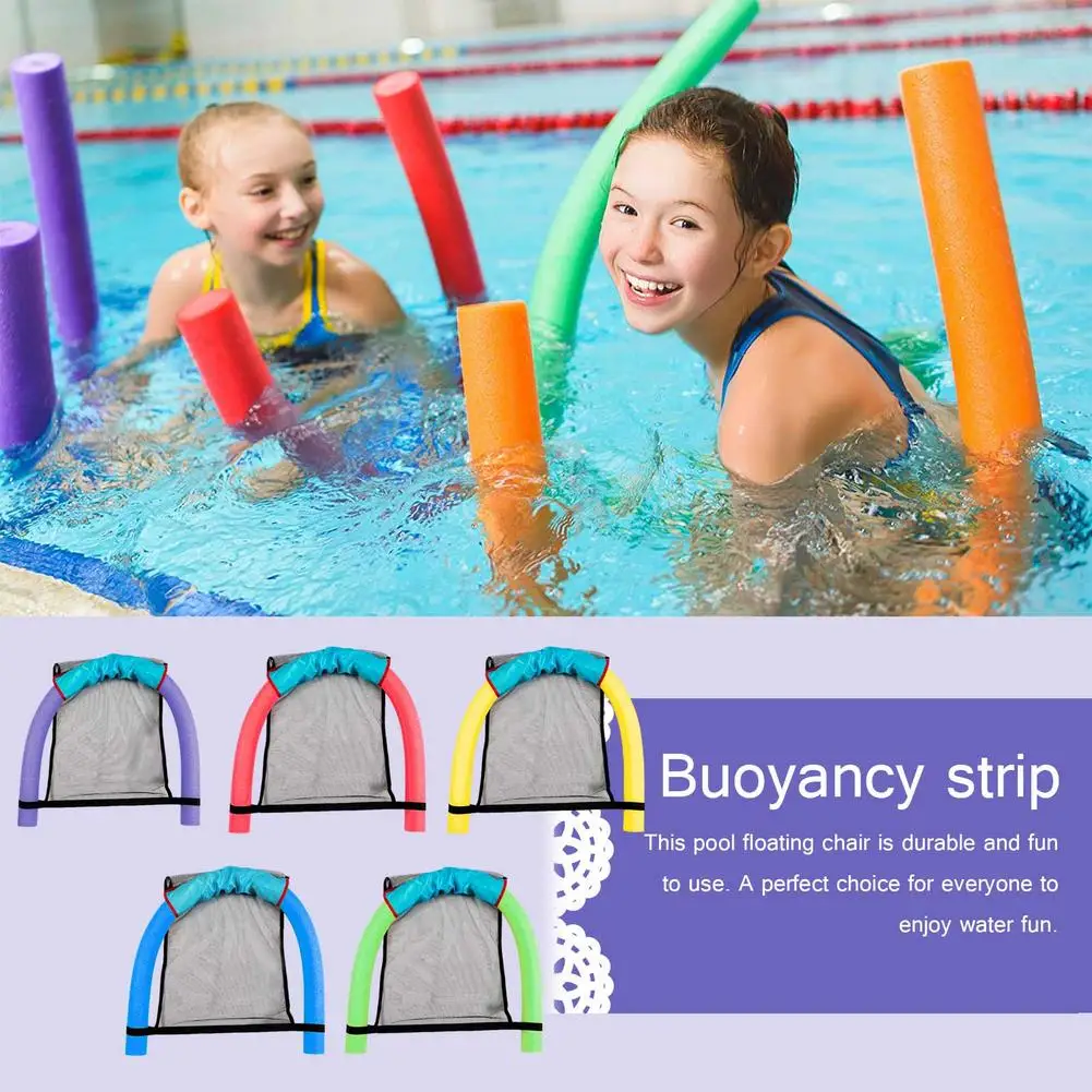 

Pool Floating Chair Water Hammock Swimming Stick Foam Buoyancy Stick Auxiliary Solid Water Toy Kid Adult Seat Net Water Float