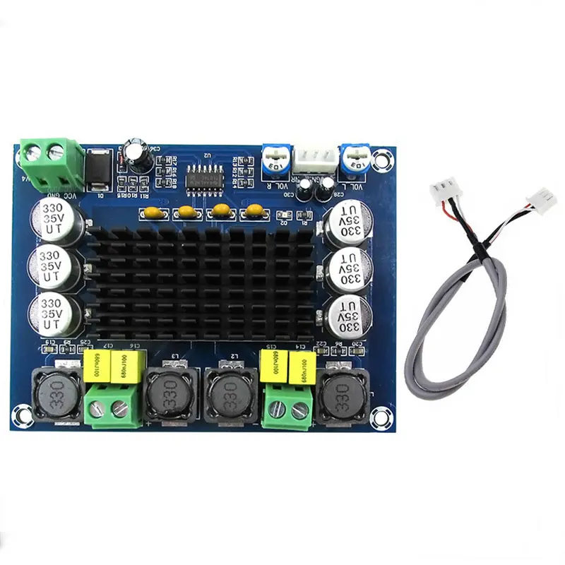 

XH-M543 High Power Digital Amplifier Board TPA3116D2 Audio Amplifier Module Dual Channel 2*120W Amplificador DIY