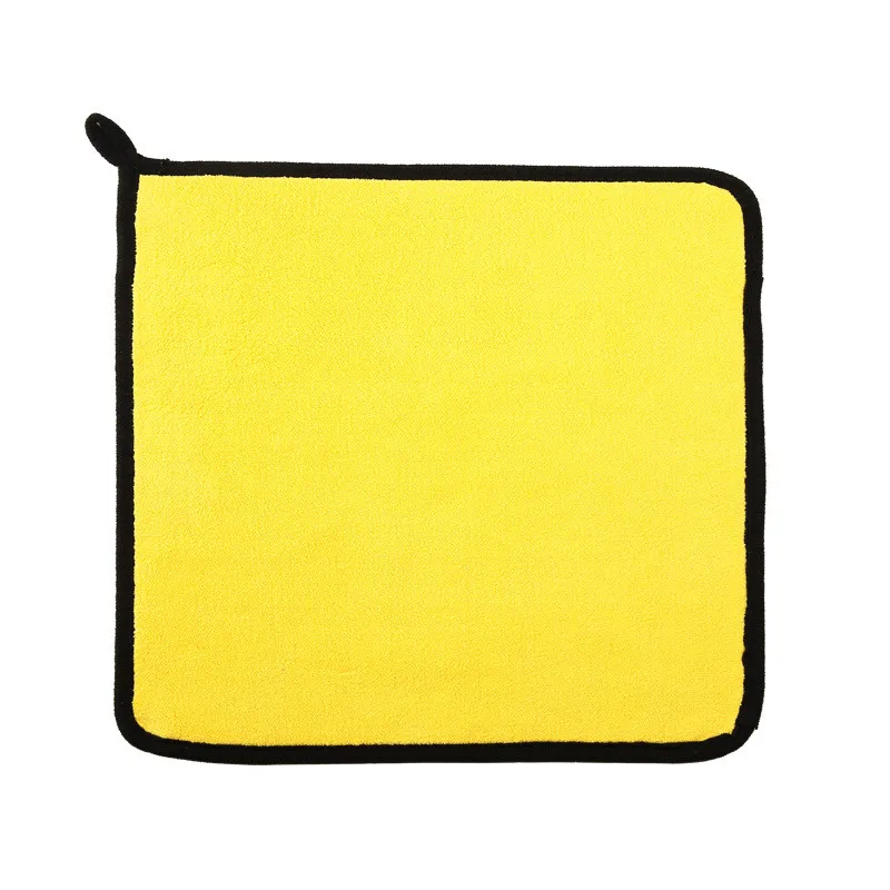

5PCS Extra Thicken Microfiber Cleaning Cloths Soft Reusable Polishing Towel For Car Washing Square Anti-scratch Cleaning Towel