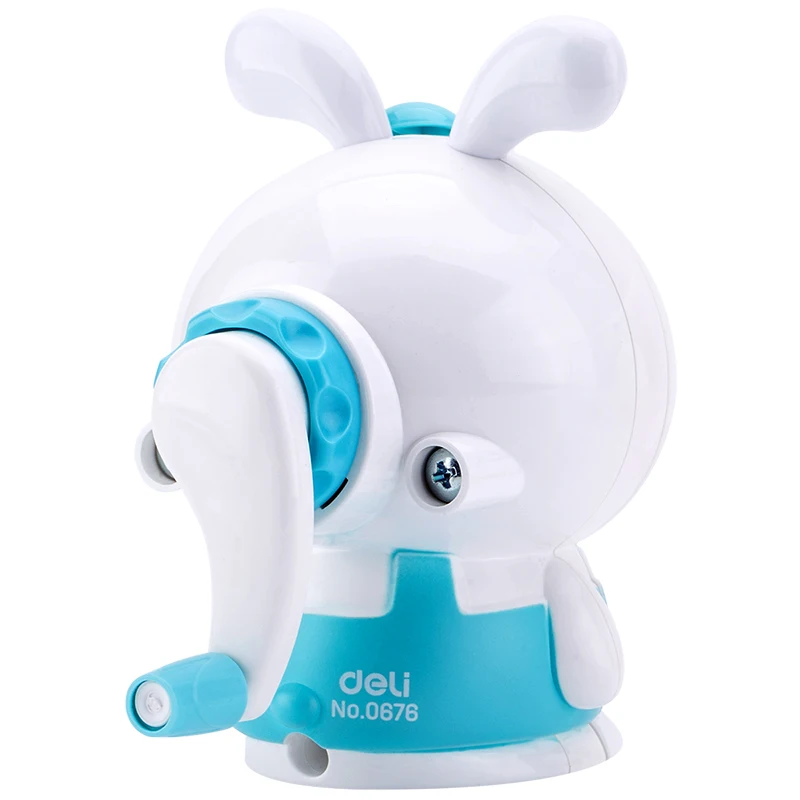 Deli 0676 точилка для карандашей Материал ABS милые Мультяшные животные ручной