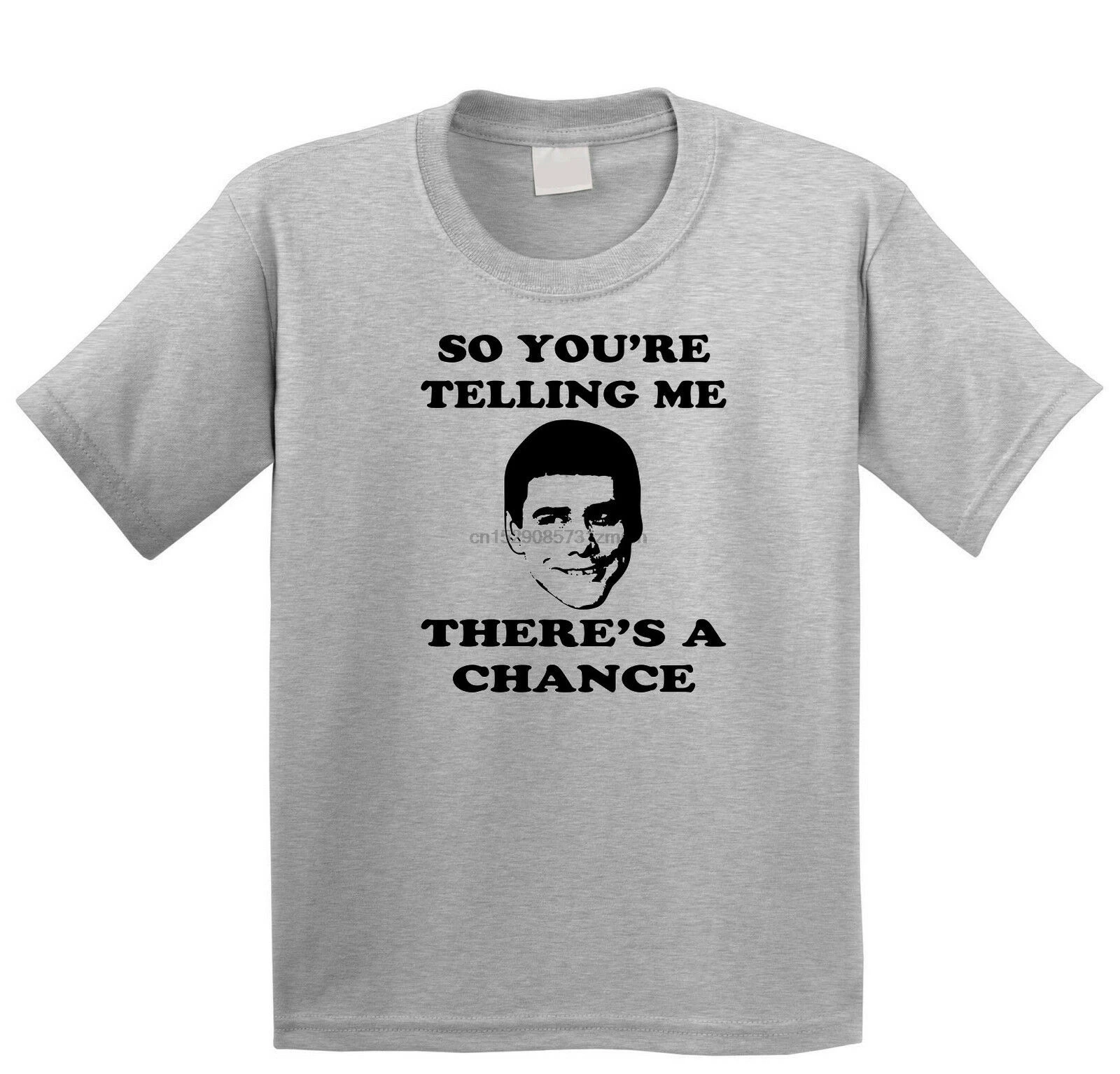 Немой и глупец Ллойд Рождество Jim Carrey фильм смешная пародия серая футболка аниме