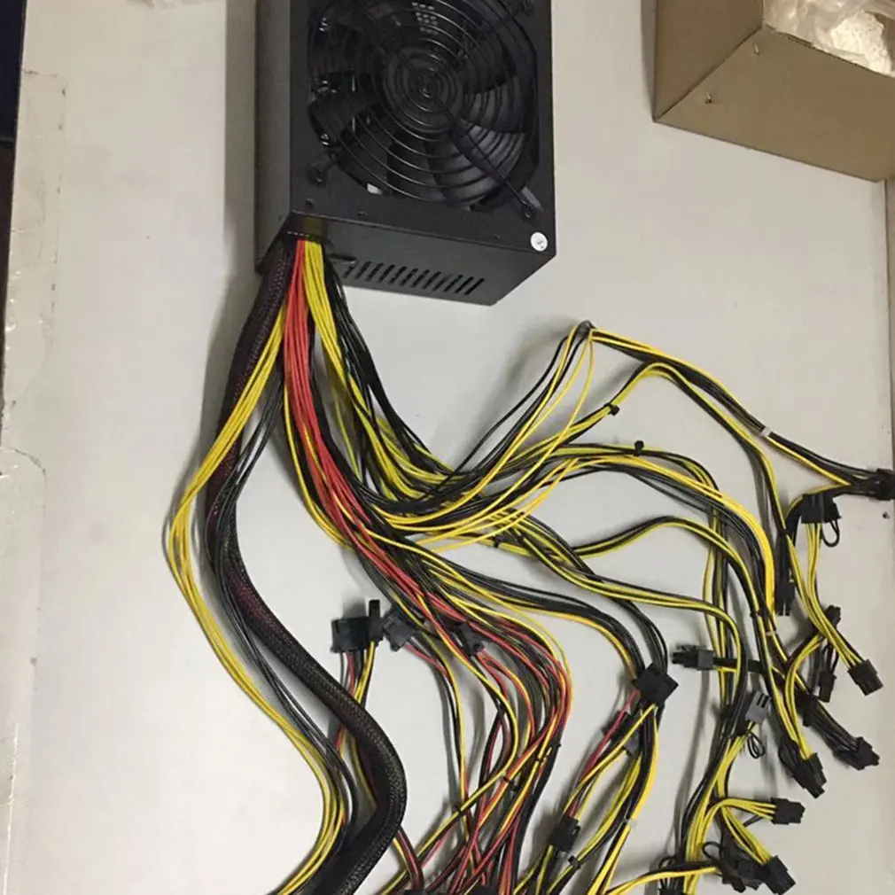 

Practical 1800WGPU Durable High-power Power Supply Chassis Graphics Card Chassis Multi-output Power Supply