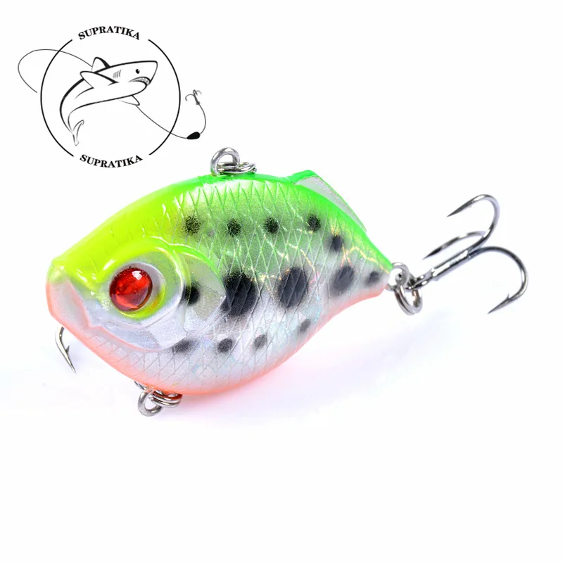 

44MM/8.6G Artificial VIB Wobbler High Quality Plastic Fishing Bait 3D Eyes Freshwater Professional Fishing Lure Hard Bait