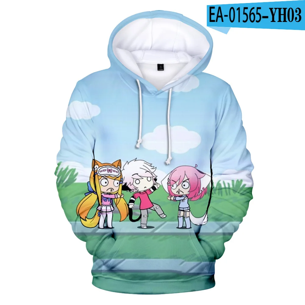 

popular 2021 New Game Gacha Life Hoodie Sweatshirt Men/women Unisex 3D Hoodies Harajuku Streetwear Boys/girls Long Sleeve Tops