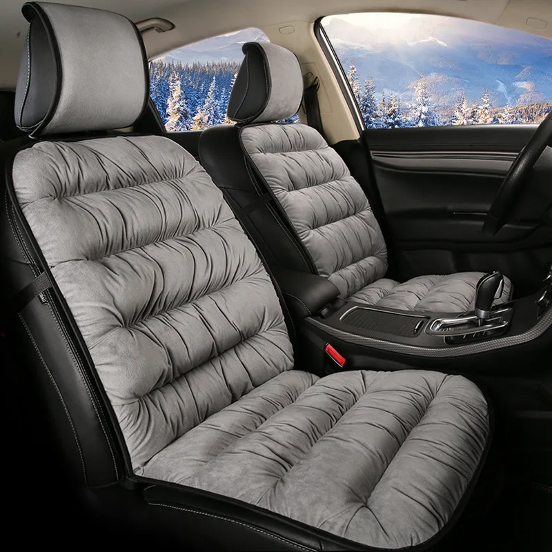 Single Winter Car Seat Cushion Main Driver And Co-pilot Supplies Full Down Filling Warm Comfortable Multi-color Optional | Автомобили и