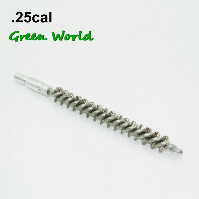 Щетка из нержавеющей стали Green World 5 шт./лот. 22/.25.30cal щетка для чистки пистолета нить
