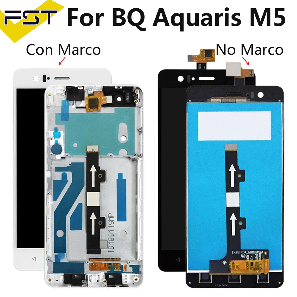 ЖК экран с сенсорным экраном для BQ Aquaris M5 дисплей Digitzer в сборе + инструменты
